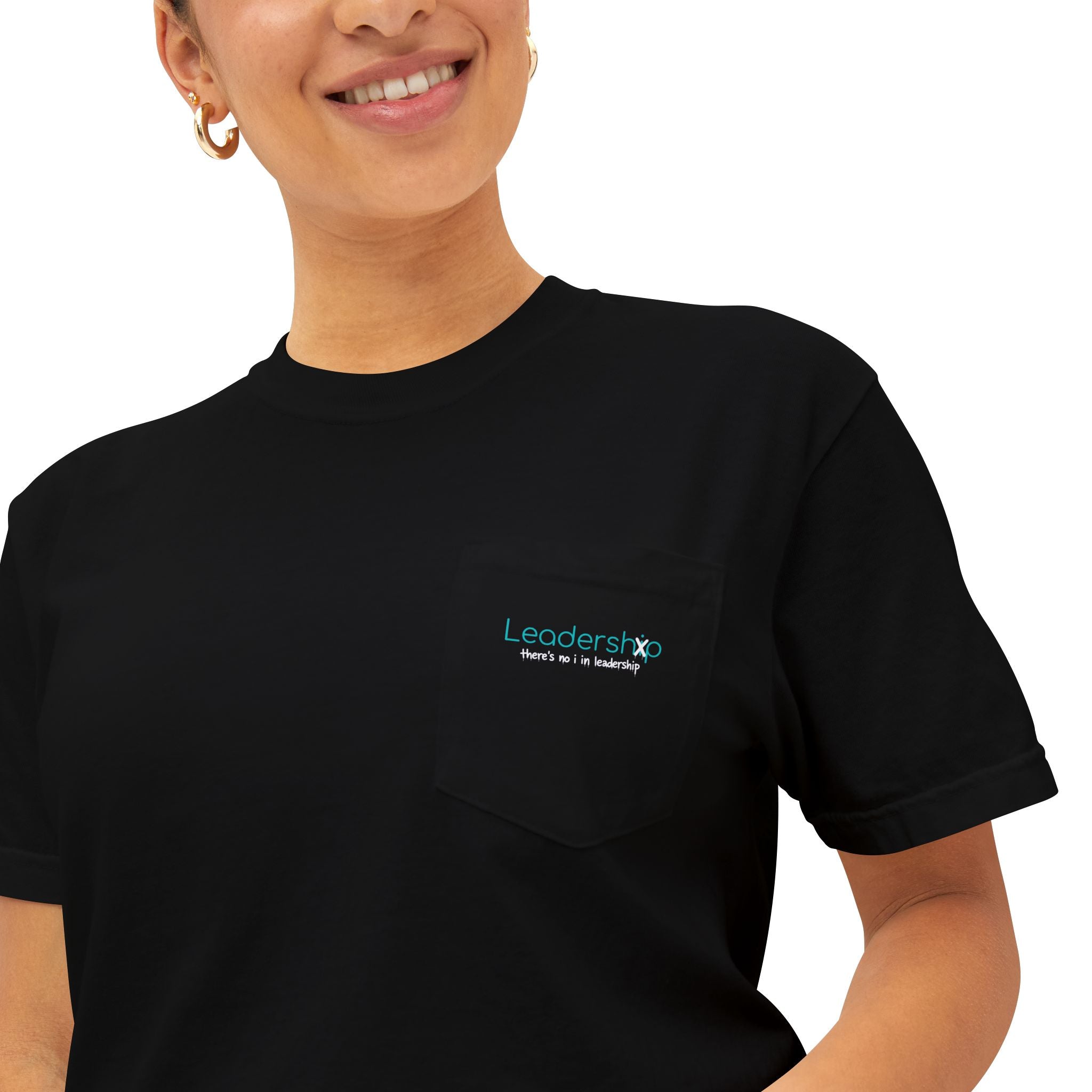 Pocket T-Shirt — Minimal Subtle Logo Garment-Dyed Tee