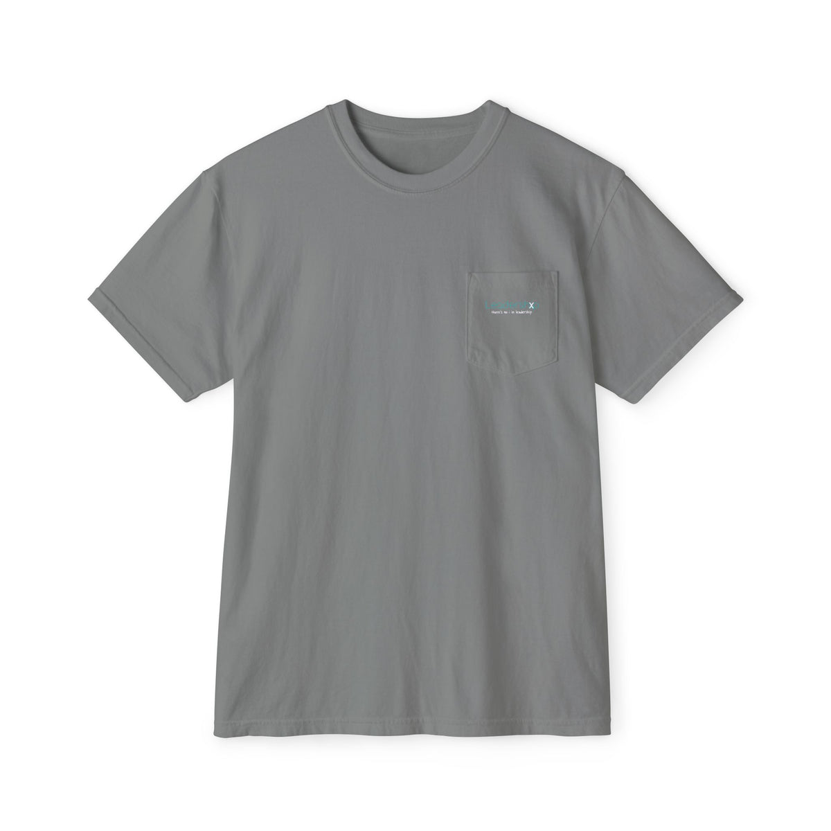 Pocket T-Shirt — Minimal Subtle Logo Garment-Dyed Tee