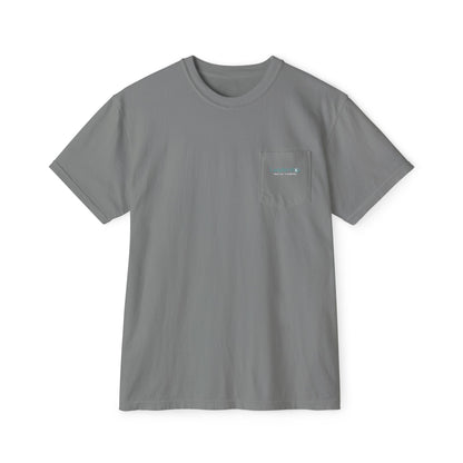 Pocket T-Shirt — Minimal Subtle Logo Garment-Dyed Tee