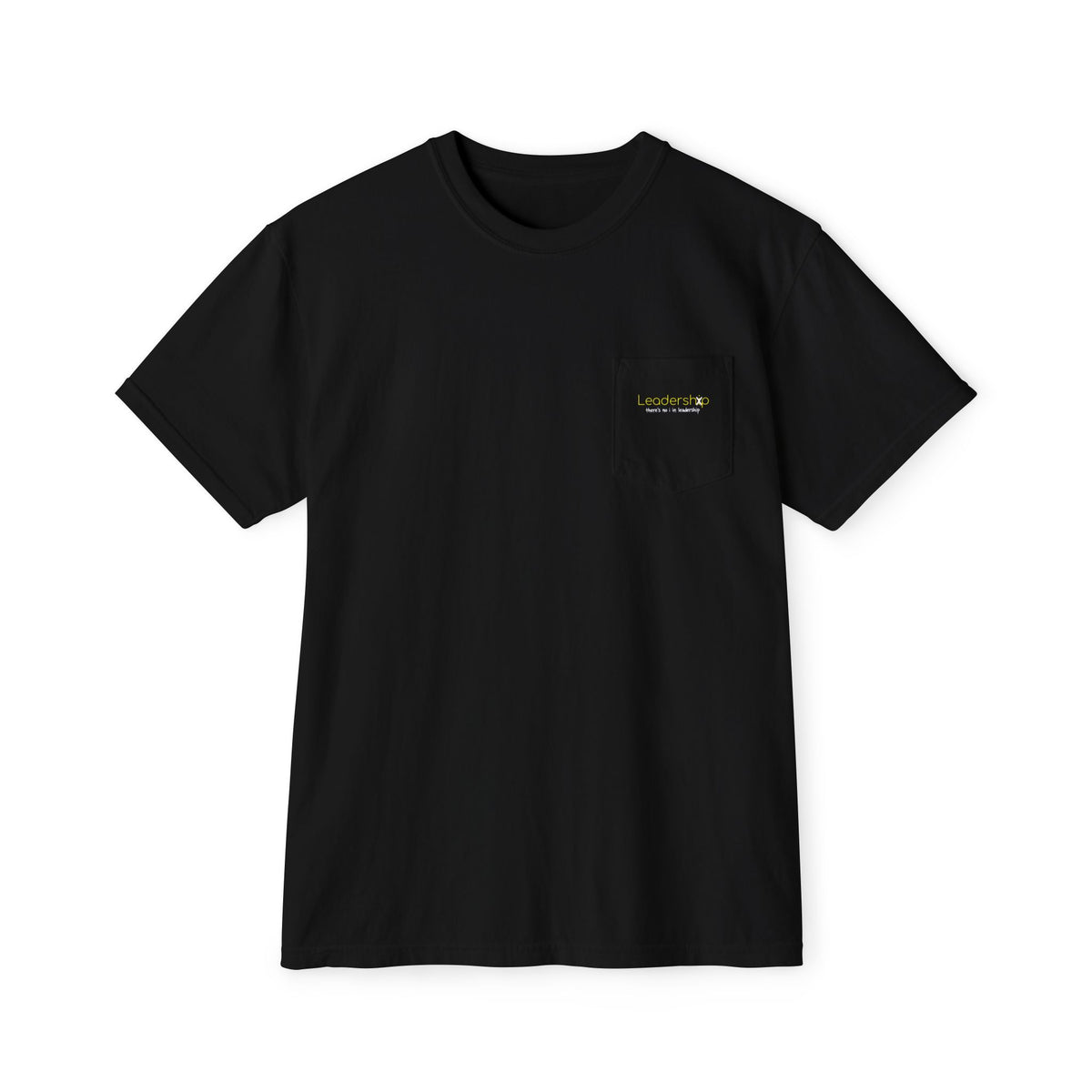 Pocket T-Shirt — Minimal Garment-Dyed Tee with Subtle Chest Logo