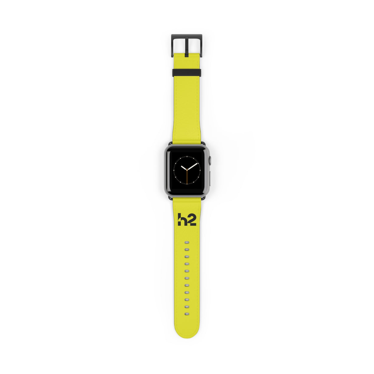 Neon Yellow h2 Silicone Watch Band – Sport Apple Watch Strap