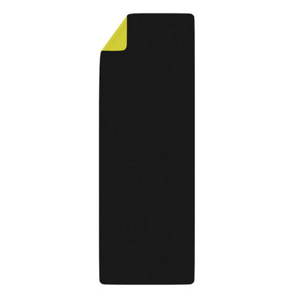 Yoga Mat — Neon Geometric 'R2' Design Rubber Fitness Mat