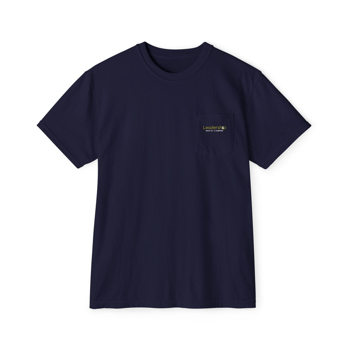 Pocket T-Shirt — Minimal Garment-Dyed Tee with Subtle Chest Logo