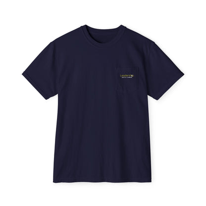 Pocket T-Shirt — Minimal Garment-Dyed Tee with Subtle Chest Logo