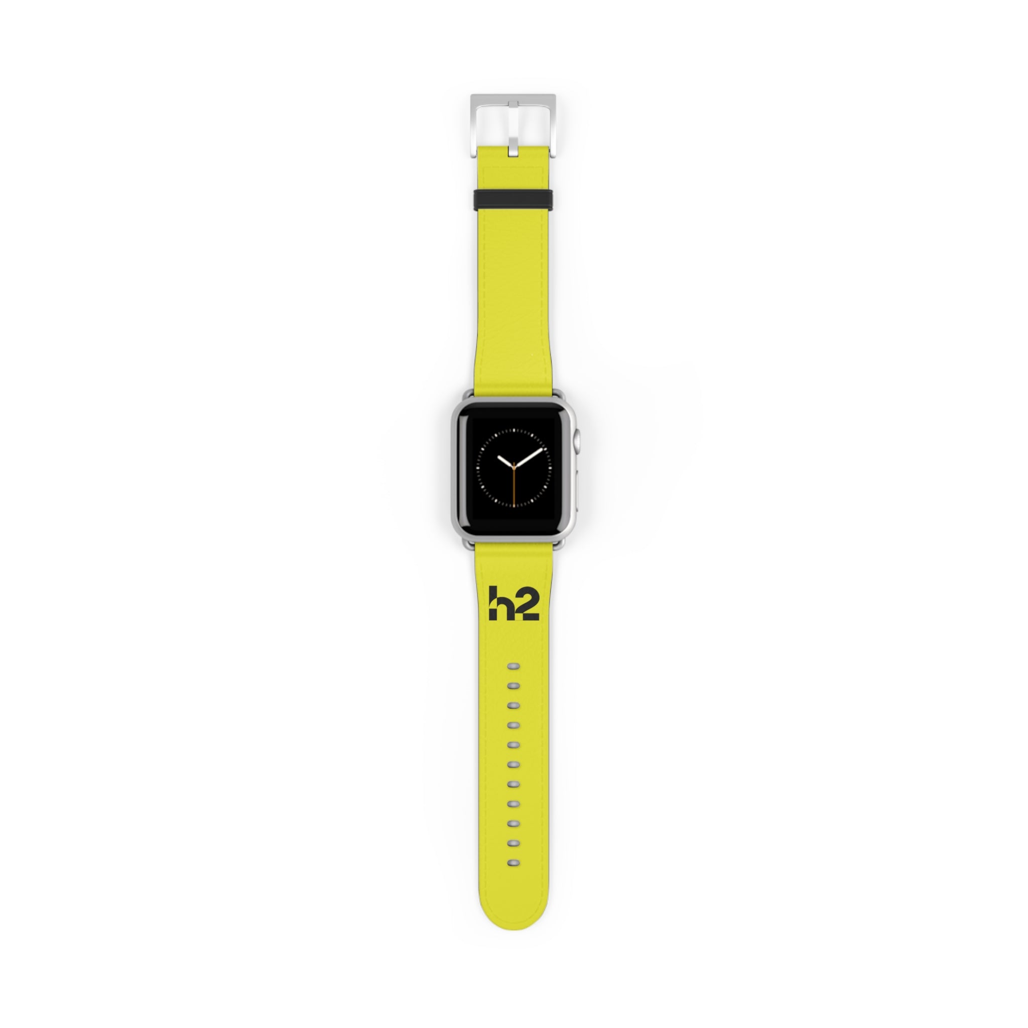 Neon Yellow h2 Silicone Watch Band – Sport Apple Watch Strap
