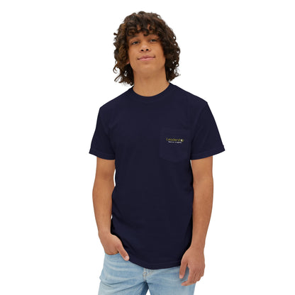 Pocket T-Shirt — Minimal Garment-Dyed Tee with Subtle Chest Logo