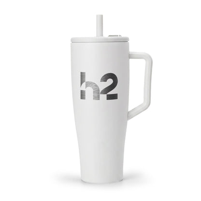 H2 Engraved 40oz Insulated Tumbler with Lid