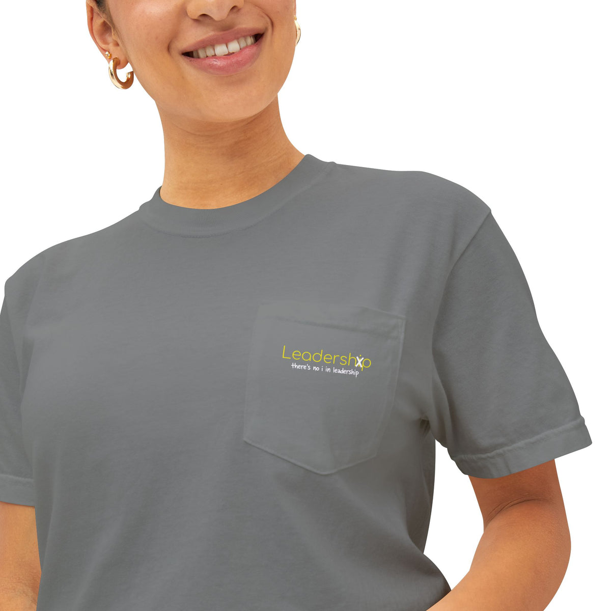 Pocket T-Shirt — Minimal Garment-Dyed Tee with Subtle Chest Logo
