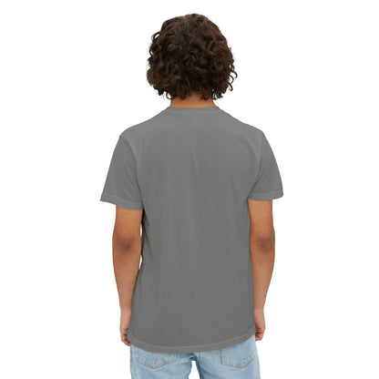 Pocket T-Shirt — Minimalist Gray Garment-Dyed Crew with Subtle Pocket Accent