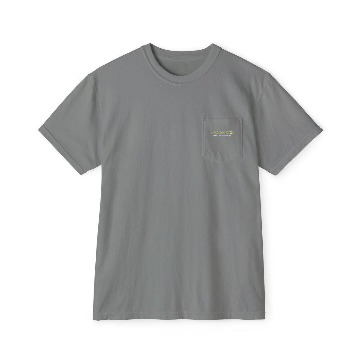 Pocket T-Shirt — Minimal Garment-Dyed Tee with Subtle Chest Logo