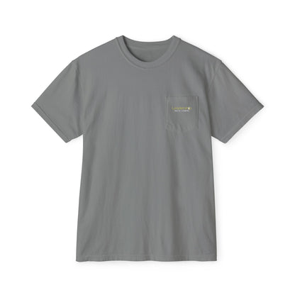 Pocket T-Shirt — Minimal Garment-Dyed Tee with Subtle Chest Logo