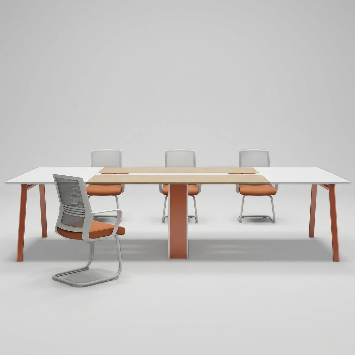 Comity · White Collaborative Meeting Table