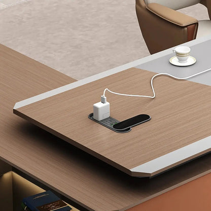 Cassel · Large L-Shaped Executive Desk