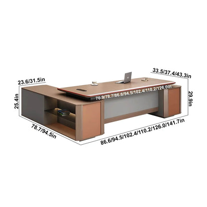 Cassel · Large L-Shaped Executive Desk