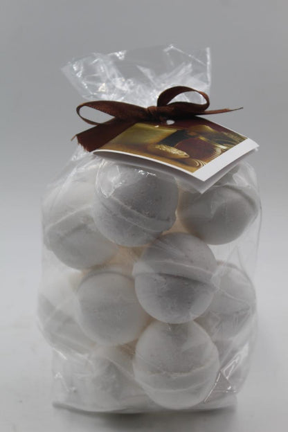 14 bath bombs in Little Black Dress fragrance, gift bag bath fizzies, great for dry skin, shea, cocoa, 7 ultra rich oils