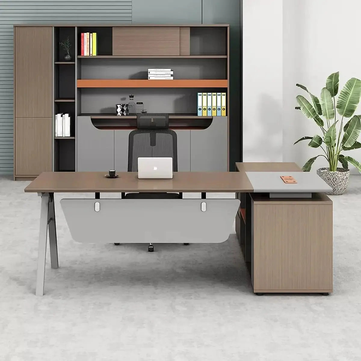 Tasker · L-Shaped Desk